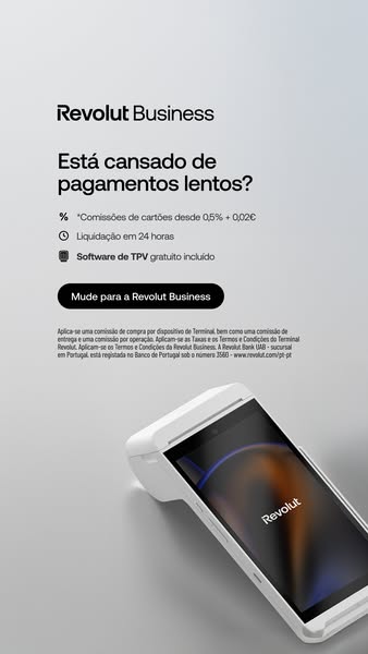This ad for Revolut Business highlights its benefits for businesses, emphasizing its fast payment processing, low card f
