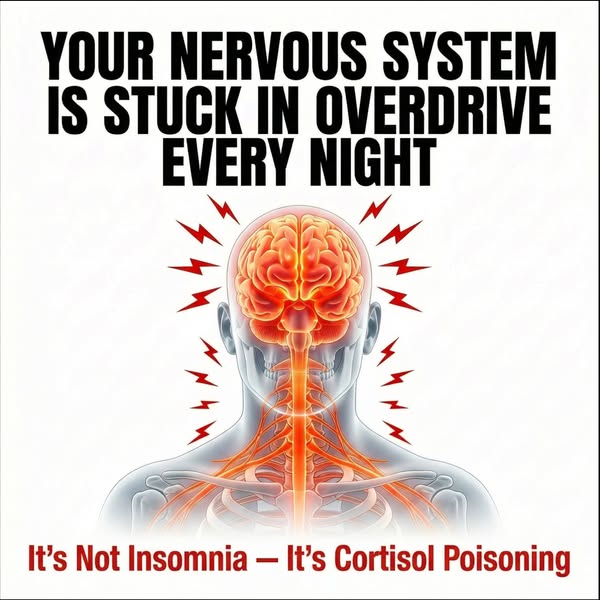 This ad highlights the problem of having a nervous system stuck in overdrive every night, but that the problem is not in