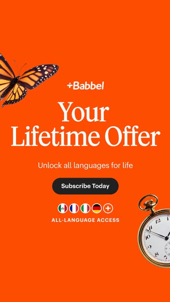 Babbel ad
