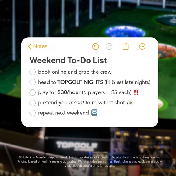 Topgolf ad