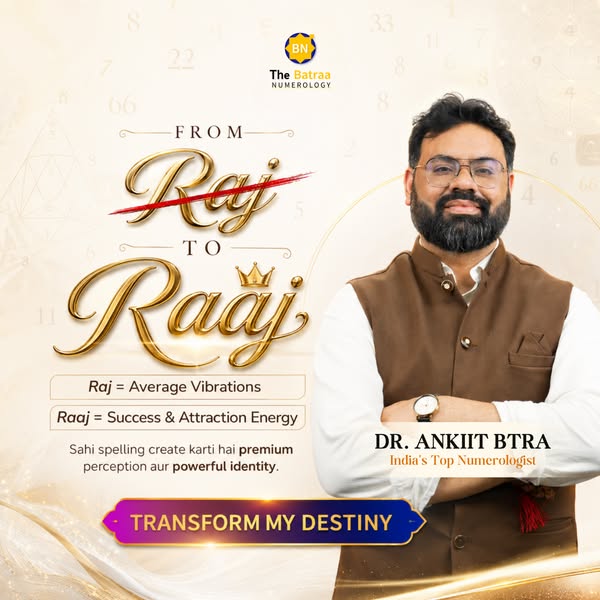 Ankiit Btra - Numerologist ad