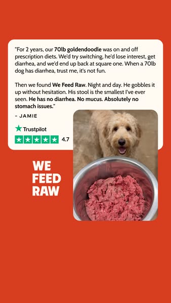 We Feed Raw ad