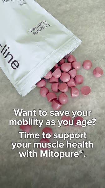 This ad promotes Longevity Gummies by Timeline Nutrition. The ad features a bag of the gummies with the text, "Want