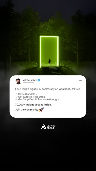 Vaibhav Sisinty ad