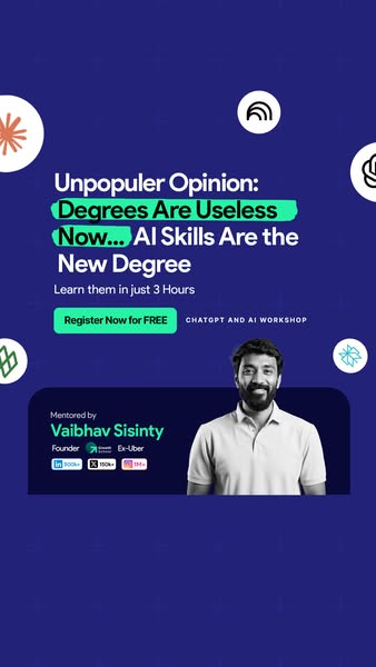 Vaibhav Sisinty ad