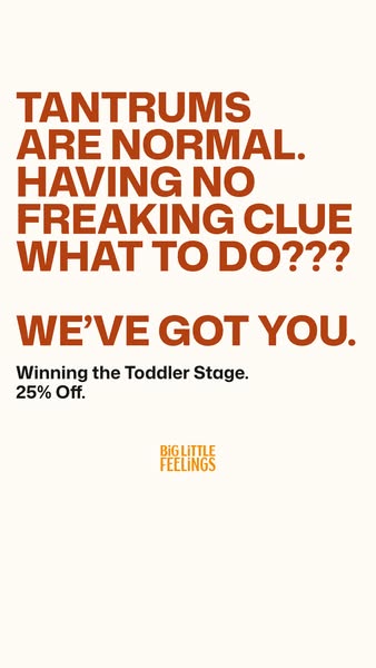 Big Little Feelings ad