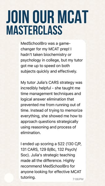 MedSchoolBro ad