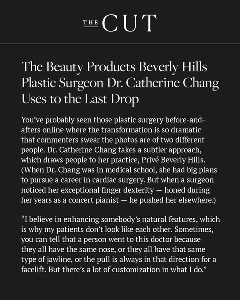 Dr. Catherine Chang ad