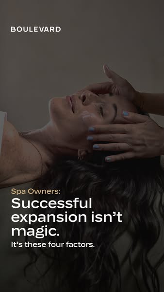 This ad is for Boulevard, a business management platform for spas and salons. The ad is targeted towards spa owners and 