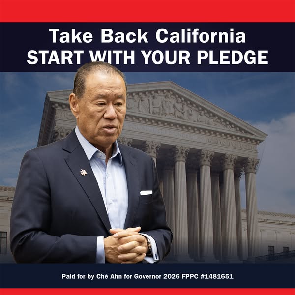 Che Ahn for Governor ad
