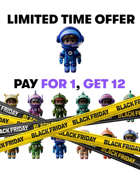 A promotional image ad shows a toy astronaut figure, with the headline "Limited Time Offer". Below the astrona