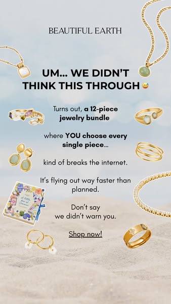 Beautiful Earth Jewelry ad
