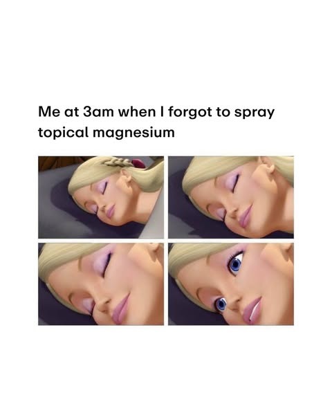This ad uses a meme format to draw attention to the importance of using topical magnesium.
