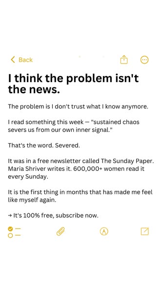 Maria Shriver ad