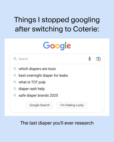 Coterie Baby ad