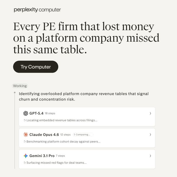 This ad presents a problem faced by PE firms, which is losing money on platform companies due to overlooking certain dat