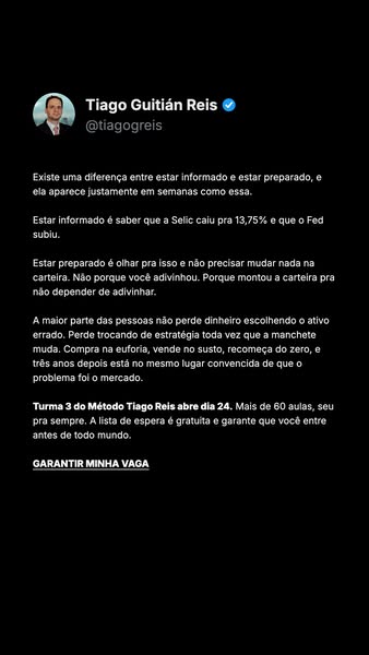 Tiago Reis ad
