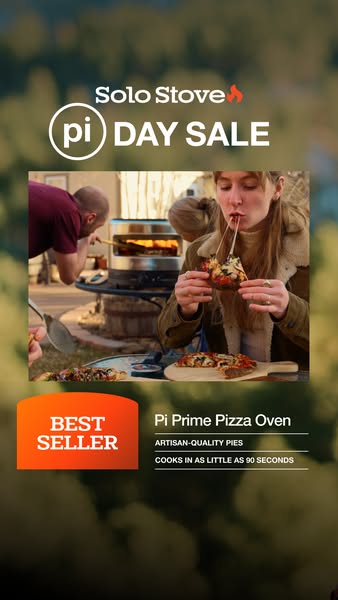 This ad for the Solo Stove Pi Prime Pizza Oven highlights the product's speed and artisanal quality. It entices view