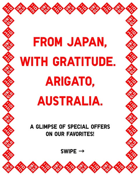 Uniqlo Australia ad