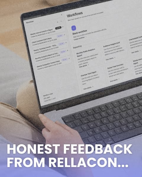 RELLA: Social Media Management ad