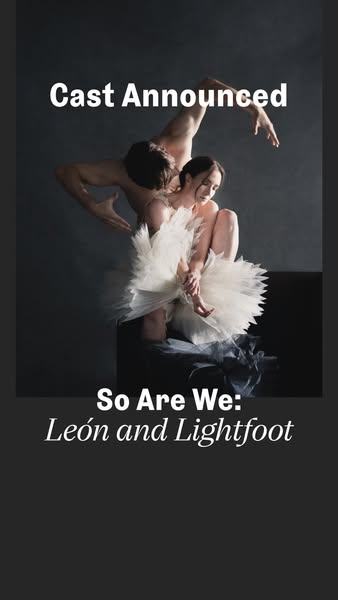 An ad announces the cast of León and Lightfoot.