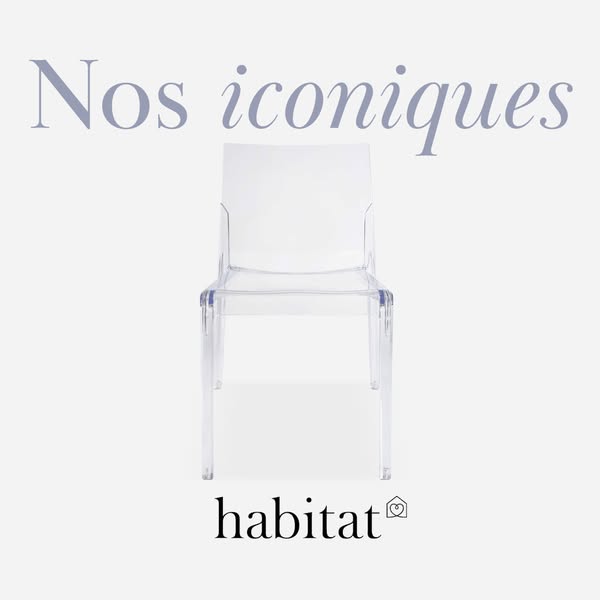 This ad showcases the brand's iconic chair.