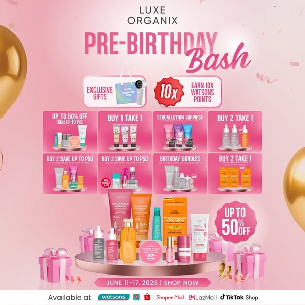 Luxe Organix Philippines ad