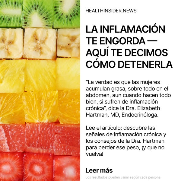 This ad promotes an article about how inflammation causes weight gain, particularly in women. It uses a quote from Dr. E