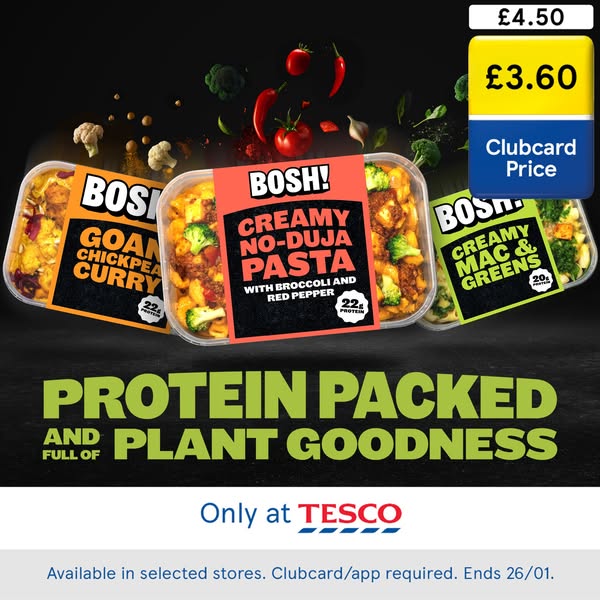 BOSH! - Food You’ll Love ad