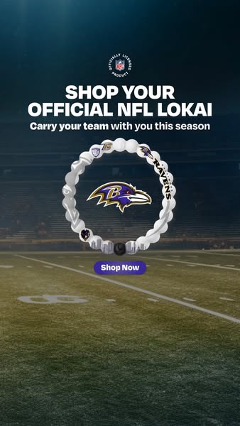 This ad promotes Lokai's officially licensed NFL bracelet, encouraging fans to carry their team with them this seaso