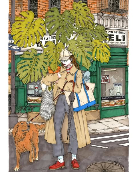 Ana Jarén Illustration ad