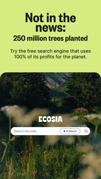 Ecosia ad