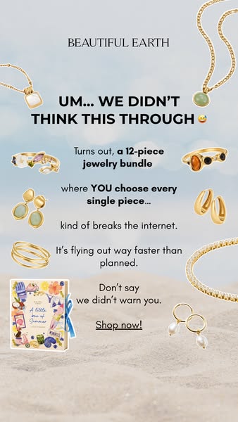 Beautiful Earth Jewelry ad
