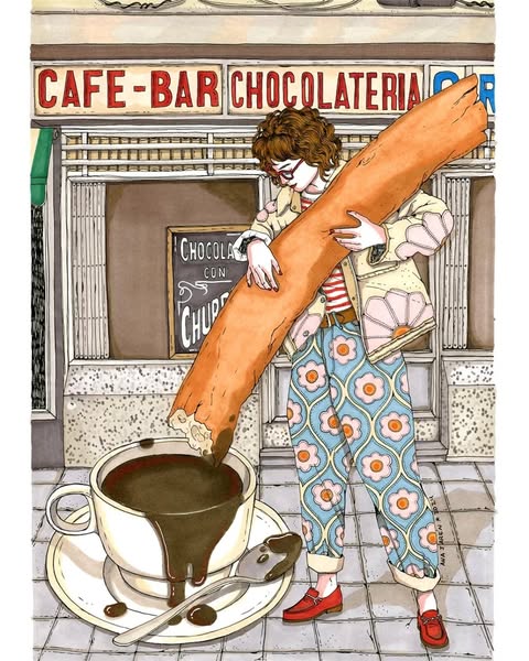 Ana Jarén Illustration ad