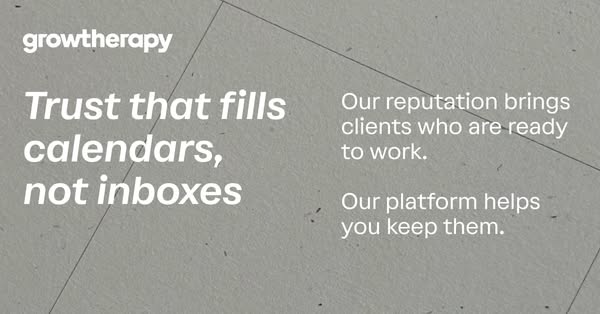 This image ad for Growththerapy highlights the brand's ability to fill clients' calendars and help them retain c