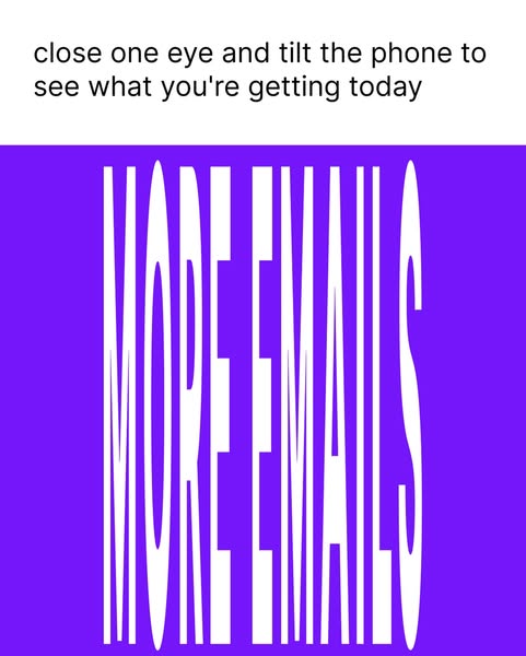 This image ad uses an optical illusion to grab the viewer's attention. The viewer is instructed to close one eye and