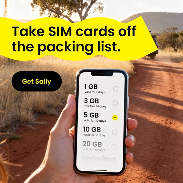 Saily eSIM ad