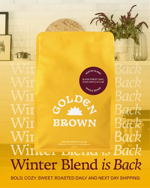 Golden Brown Coffee ad