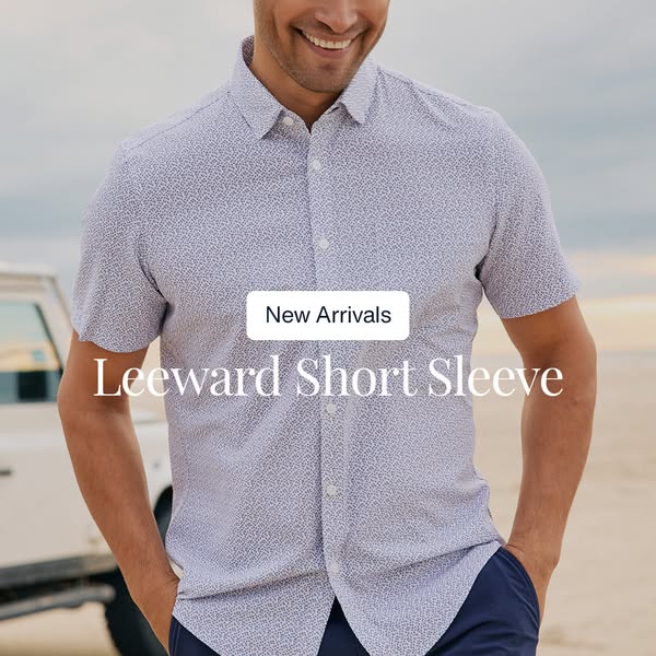 An ad for the Leeward Short Sleeve shirt.