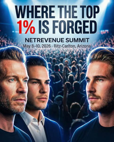 This image ad promotes NetRevenue Summit, an event that is for the top 1% and takes place May 8-10, 2026 at the Ritz-Car