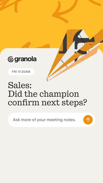 Granola ai ad