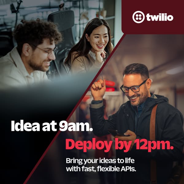 This ad for Twilio shows how the company's APIs can help developers bring their ideas to life quickly. The ad shows 