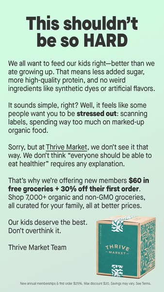 Thrive Market ad