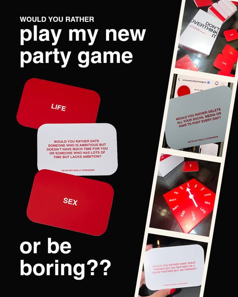 We're Not Really Strangers ad