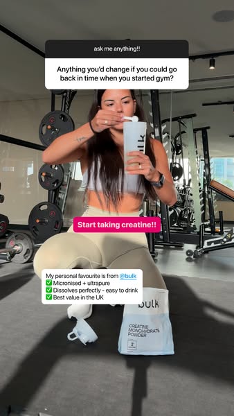 A creator answers a question about what she would change if she could go back in time when she started going to the gym.