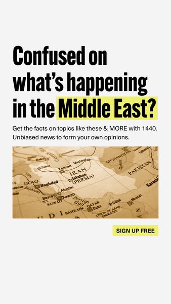This ad aims to capture the attention of individuals who find themselves confused about current events in the Middle Eas