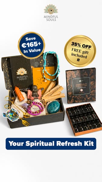 This ad showcases the Mindful Souls 'Spiritual Refresh Kit' and promotes the value and savings when purchasing t