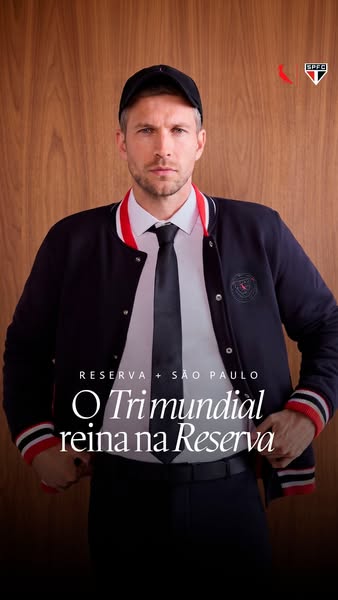 This ad promotes the RESERVA brand's collaboration with the São Paulo soccer team to celebrate their historical achi