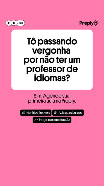 This ad for Preply uses a question-and-answer format to highlight the embarrassment of not knowing a language and then o