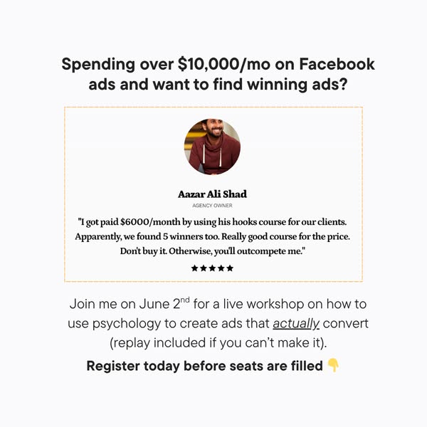 Psychology of Ads ad